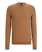 Boss by Hugo Men's Graphic-Jacquard Sweater