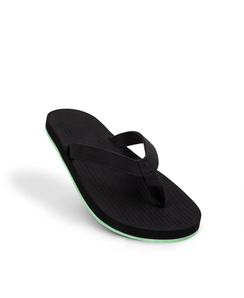Indosole Men's Men s Flip Flops Sneaker Sole