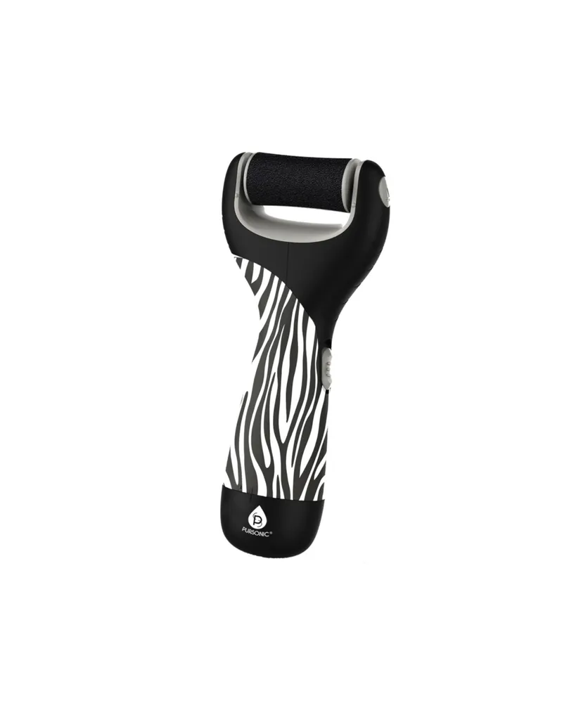 Pursonic Precision Battery-Powered Callus Remover - Zebra