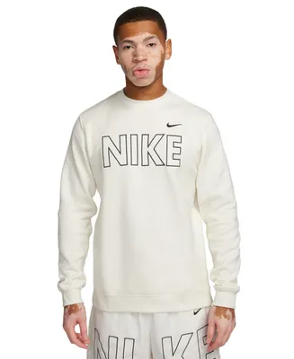 Nike Men's Sportswear Club Fleece Embroidered Logo Sweatshirt