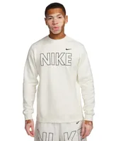 Nike Men's Sportswear Club Fleece Embroidered Logo Sweatshirt