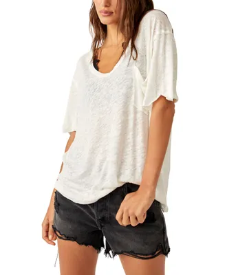 Free People Women's All I Need Short-Sleeve T-Shirt