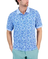 Club Room Men's Berty Floral Pique Polo Shirt, Created for Macy's