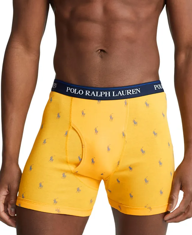 Polo Ralph Lauren Men's 3-Pack. Classic Cotton Boxer Briefs