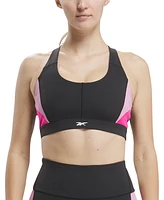 Reebok Women's Active Lux Racerback Colorblocked Sports Bra