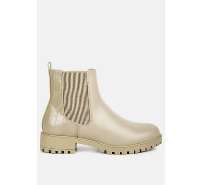 Women's Stella croc back Chelsea boots