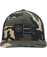 Men's Rvca Camo Platform Trucker Snapback Hat