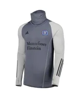 Men's adidas Gray New York City Fc Warm Raglan Cold.rdy Top