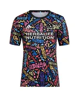 Men's adidas Black La Galaxy 2023 Hispanic Heritage Pre-Match Top