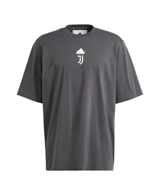 Men's adidas Gray Juventus Lifestyle Oversized T-shirt