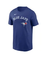 Men's Nike Alejandro Kirk Royal Toronto Blue Jays Player Name and Number T-shirt