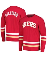 Men's Tommy Hilfiger Red, Gold San Francisco 49ers Nolan Long Sleeve T-shirt