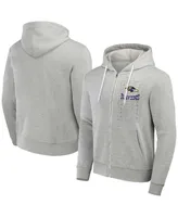 Men's Nfl x Darius Rucker Collection by Fanatics Heather Gray Baltimore Ravens Domestic Full-Zip Hoodie