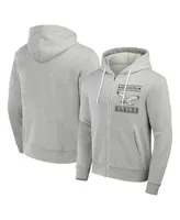 Men's Nfl x Darius Rucker Collection by Fanatics Gray Philadelphia Eagles Domestic Full-Zip Hoodie