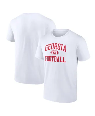 Men's Fanatics White Georgia Bulldogs First Sprint T-shirt