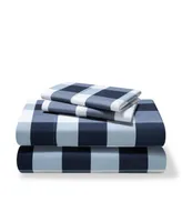 Bare Home Ultra-Soft Double Brushed Seasonal Print Queen Sheet Set