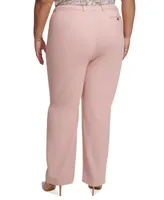 Calvin Klein Plus Lux Modern-Fit Pants