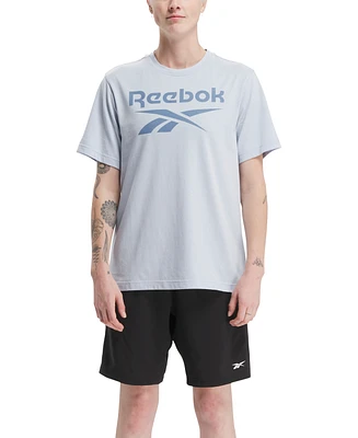 Reebok Men's Slim-Fit Identity Big Logo Short-Sleeve T-Shirt