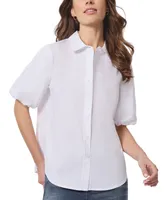 Jones New York Women's Puffed-Sleeve Blouse