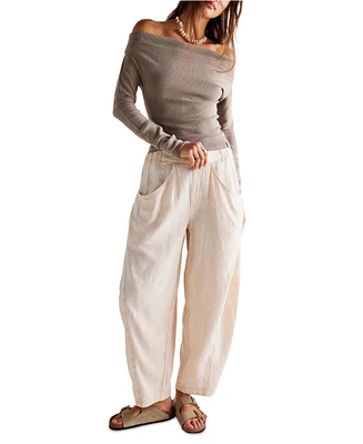 Free People Women's High Road Pull-On Ankle Pants