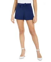 Guess Women's Valentina Belted High Rise Shorts