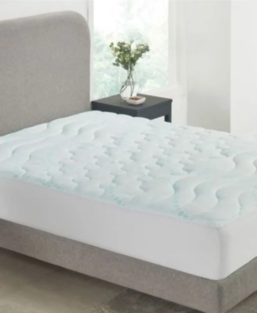 Mattress Pads 3 Zone Cooling Soft Non Slip Quilted Mattress Pad Deep Pocket Fits 8 20 Inch Mattress By California Design Den