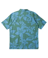 Quiksilver Waterman Men's Big Island Short Sleeve Shirt