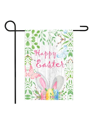 Northlight Happy Easter Rabbit Ears Garden Flag 12.5" x 18"