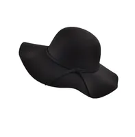 Haute Edition Women's Felt Wool Blend Floppy Hat