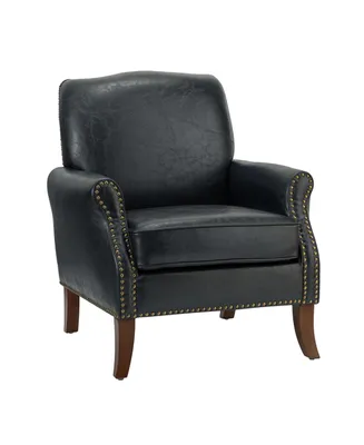 Hulala Home Ardoin Armchair with Nailhead Trim Design