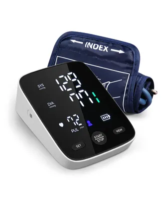 Dartwood Digital Blood Pressure Monitor - Upper Arm Blood Pressure Machine with Large Led Screen, Double Memory Function