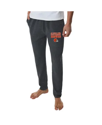 Men's Concepts Sport Charcoal Cleveland Browns Resonance Tapered Lounge Pants