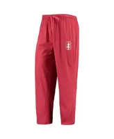 Men's Concepts Sport Cardinal, Heathered Charcoal Distressed Stanford Cardinal Meter Long Sleeve T-shirt and Pants Sleep Set