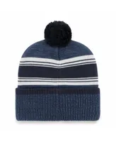 Men's '47 Brand Navy Dallas Cowboys Fadeout Cuffed Knit Hat with Pom