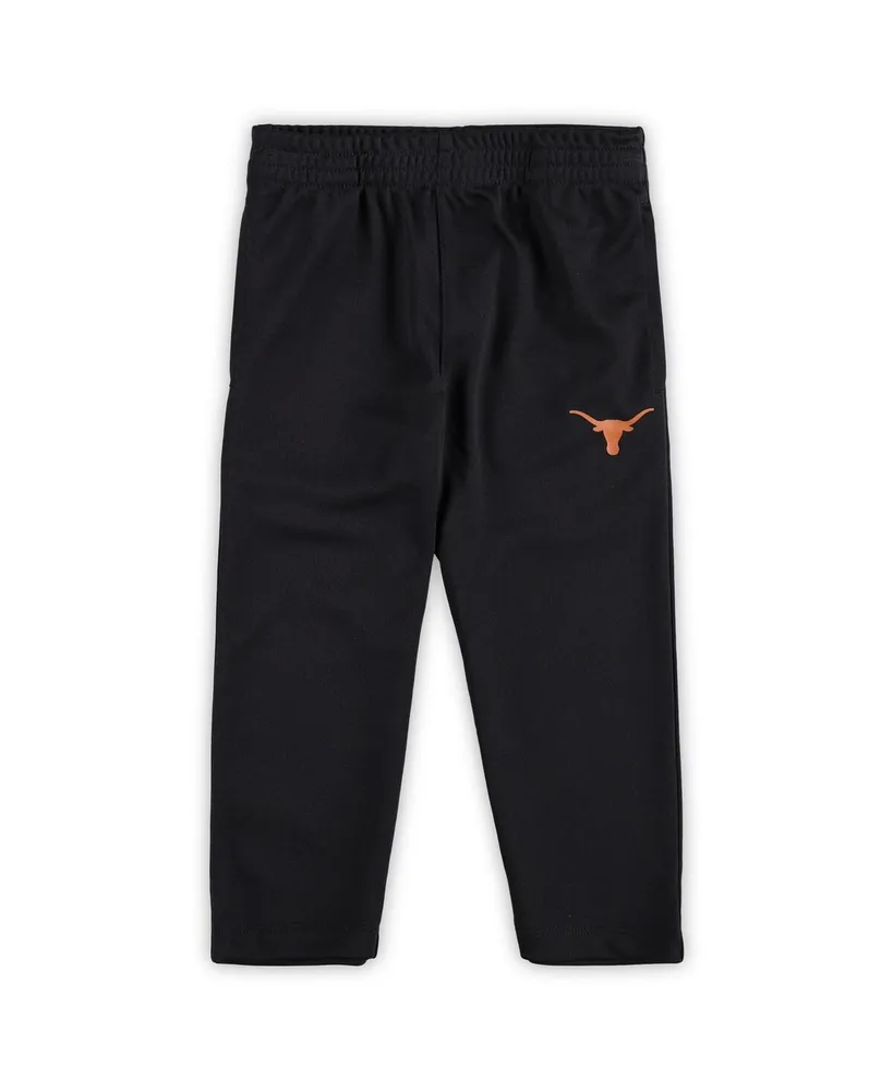 Toddler Boys and Girls Texas Orange, Black Texas Longhorns Red Zone Jersey and Pants Set