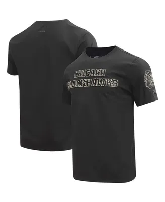 Men's Pro Standard Black Chicago Blackhawks Wordmark T-shirt