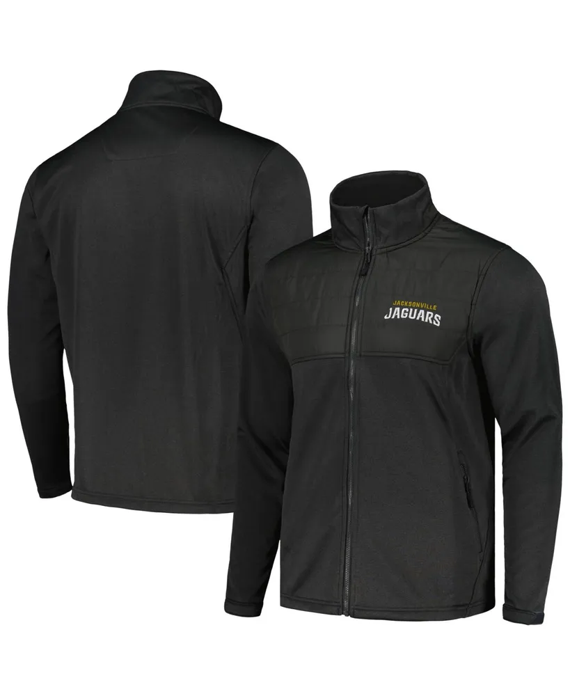 Men's Dunbrooke Heather Black Jacksonville Jaguars Explorer Tech Full-Zip Jacket