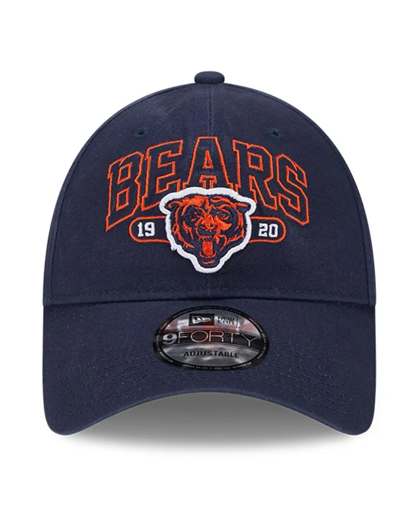 Men's New Era Navy Chicago Bears Outline 9FORTY Snapback Hat