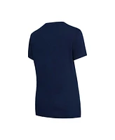 Women's Concepts Sport Navy, Red Columbus Blue Jackets Arctic T-shirt and Pajama Pants Sleep Set