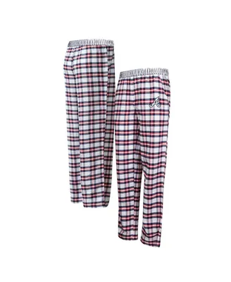 Women's Concepts Sport Navy, Red Atlanta Braves Sienna Flannel Sleep Pants