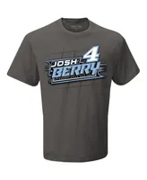 Men's Stewart-Haas Racing Team Collection Charcoal Josh Berry 2024 Nascar Cup Series Schedule T-shirt