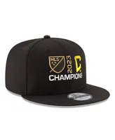 Men's New Era Black Columbus Crew 2023 Mls Cup Champions 9FIFTY Snapback Adjustable Hat