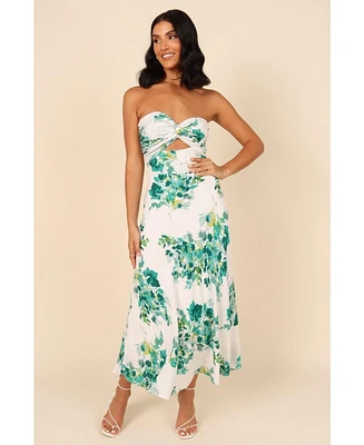 Petal and Pup Plus Size Teagan Strapless Midi Dress