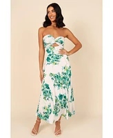 Petal and Pup Plus Size Teagan Strapless Midi Dress