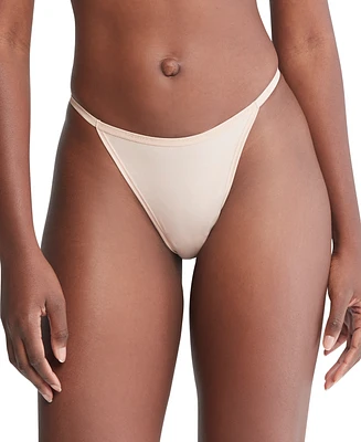 Calvin Klein Women's Ideal Micro String Thong Underwear QD5115