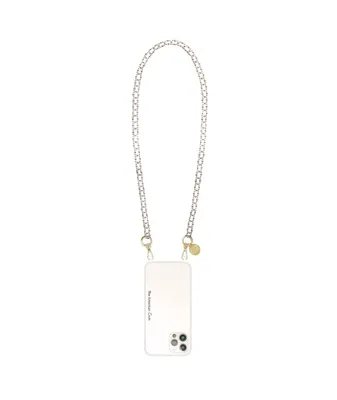 The American Case long double pearl crossbody chain