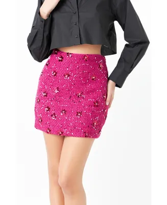 Women's Sequins Mini Skirt