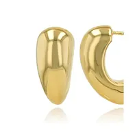 Alev Jewelry Aj by Alev Golden Open Hoop Earrings
