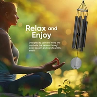 Nature's Melody Aureole Tunes Wind Chimes - 6-Tube Outdoor chime