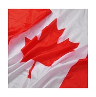 2pcs 3'x5' Ft Canada Flag Canadian Maple Leaf Banner Outdoor Indoor For Flagpole